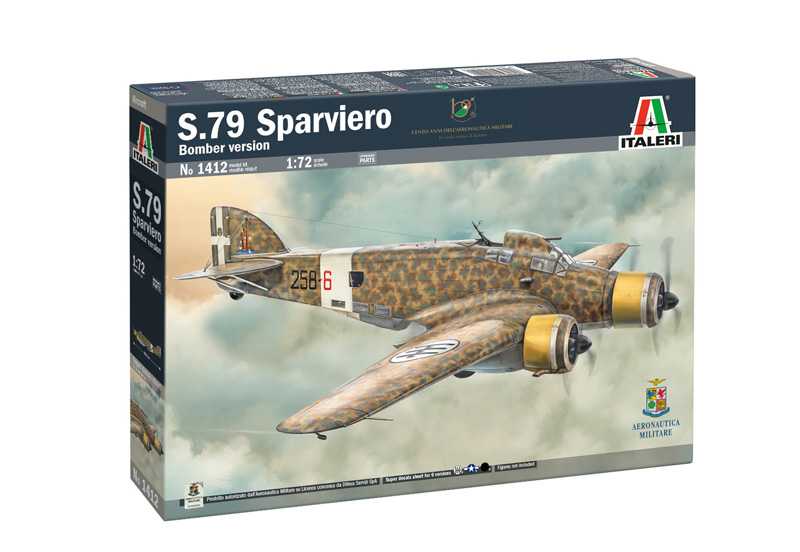 Model Kit letadlo 1412 - SM-79 Sparviero Bomber edition (1:72)