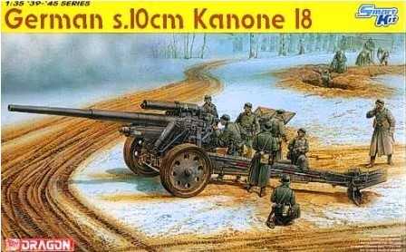 Model Kit military 6411 - GERMAN s 10cm KANONE 18 (1:35)