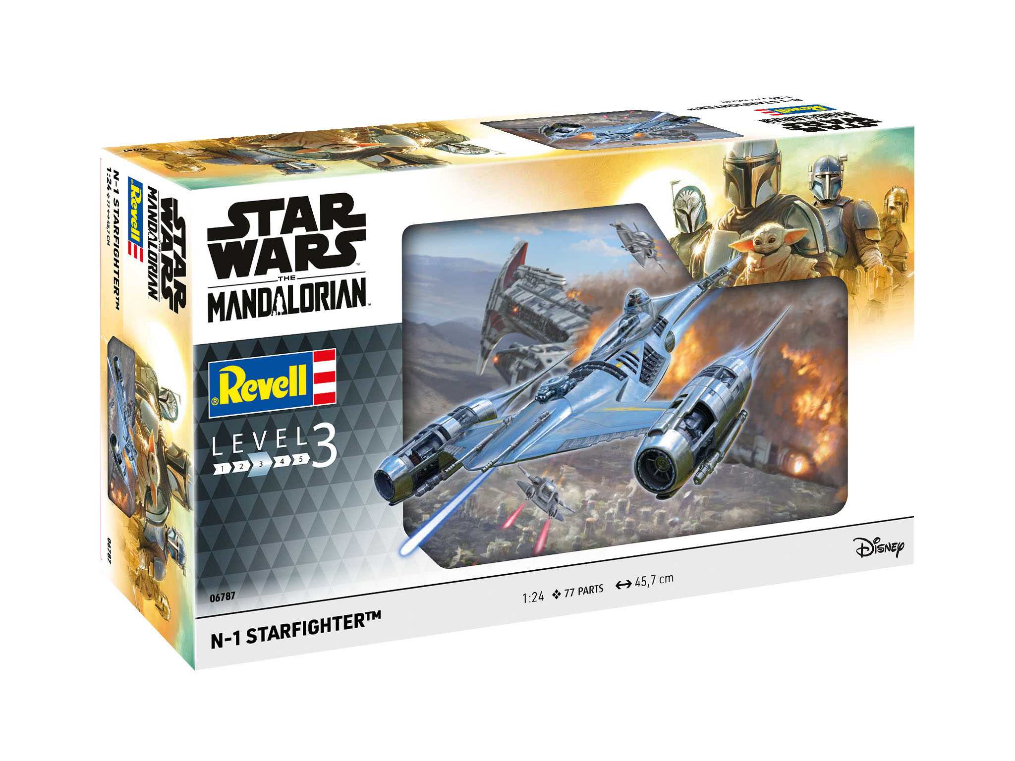 Fotografie Plastic ModelKit SW 06787 - The Mandalorian: N1 Starfighter (1.24)