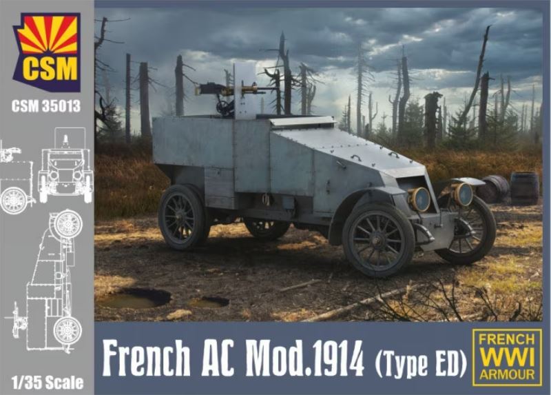 1/35 French Armoured Car Model 1914 (ED)