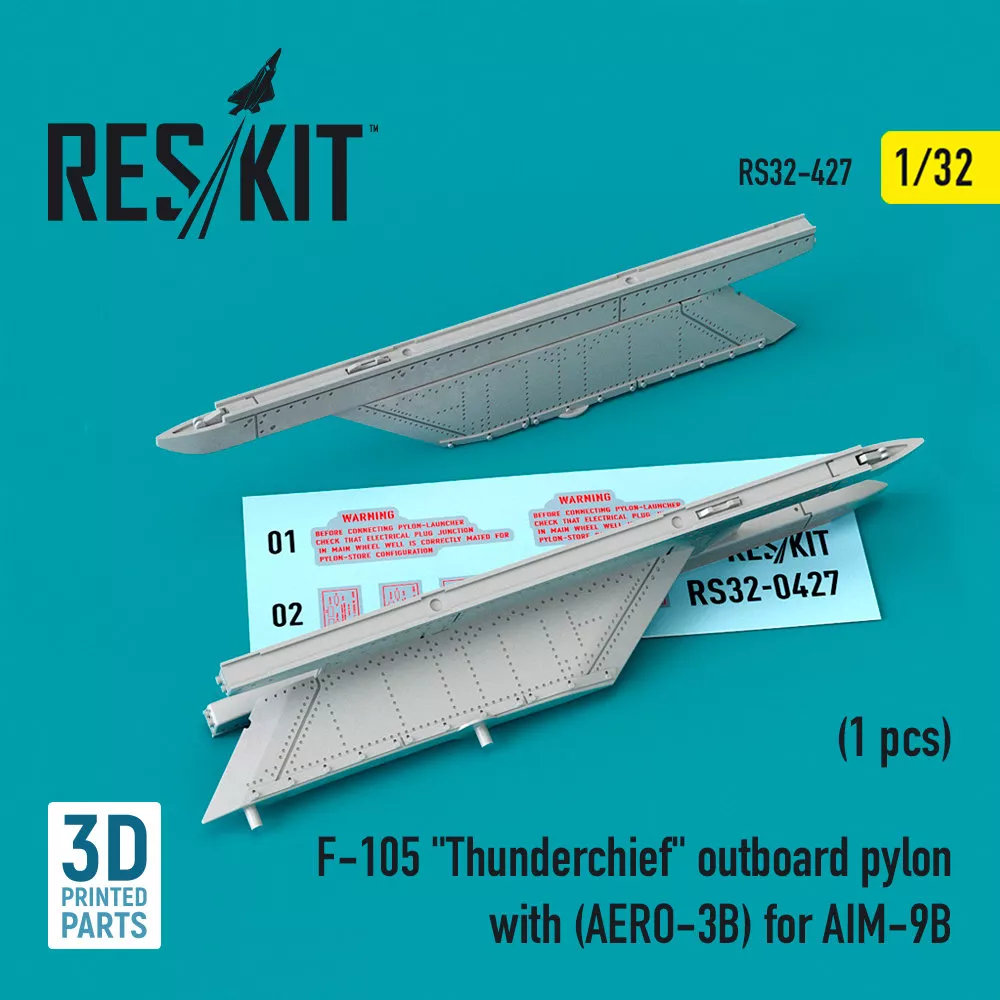 1/32 F-105 'Thunderchief' outboard pylon f. AIM-9B