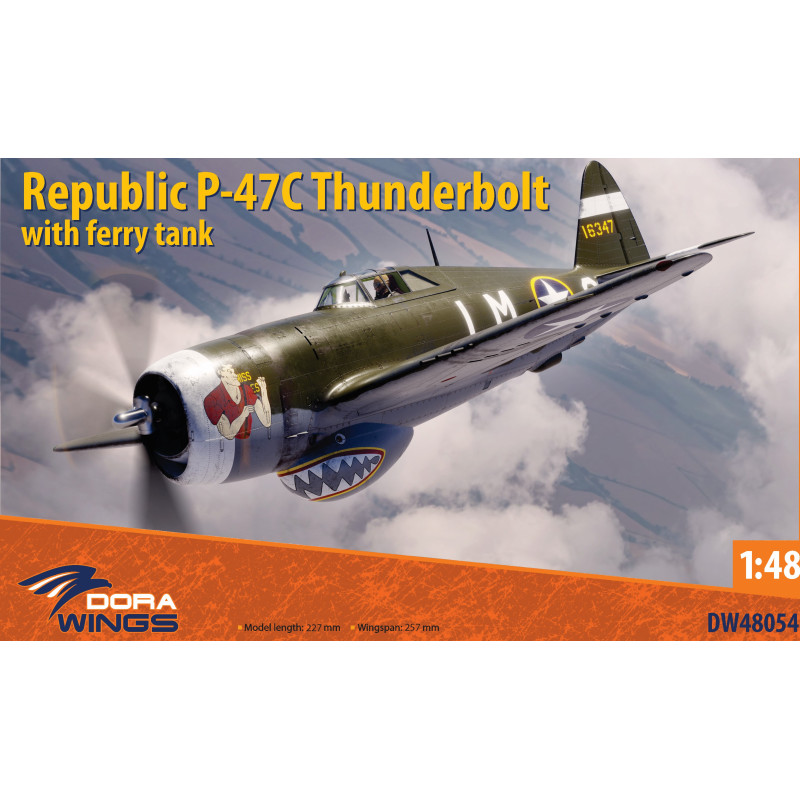 1/48 Republic P-47C Thunderbolt with Ferry Tank