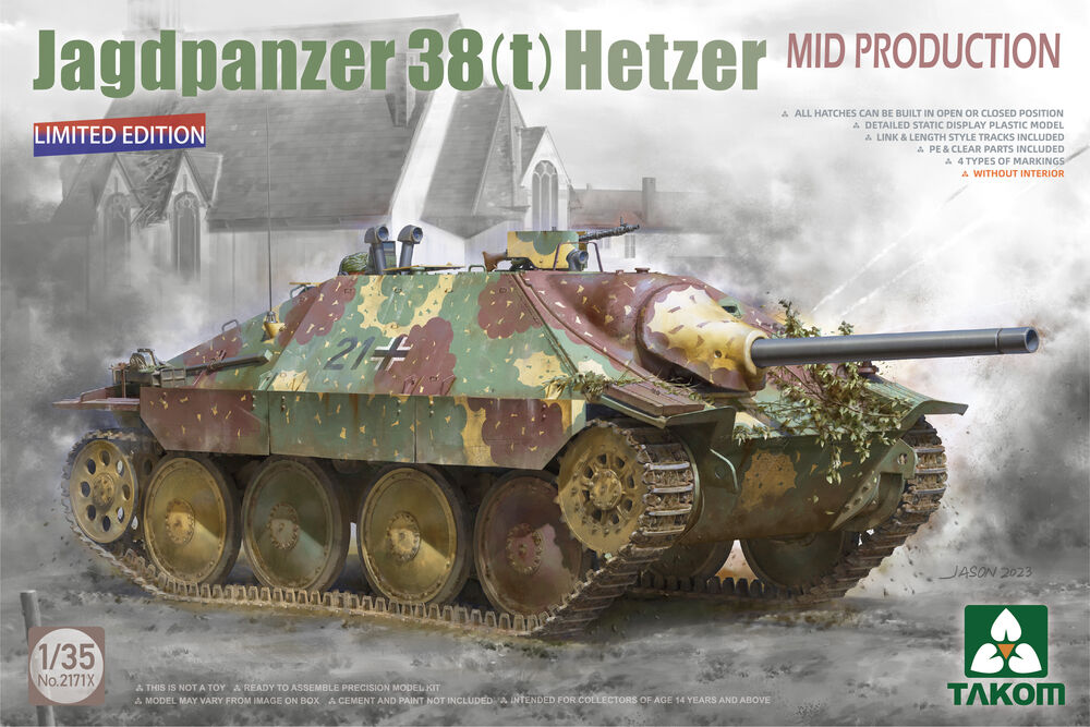 Fotografie 1/35 Jagdpanzer 38(t) Hetzer Mid Production (Limited Edition)