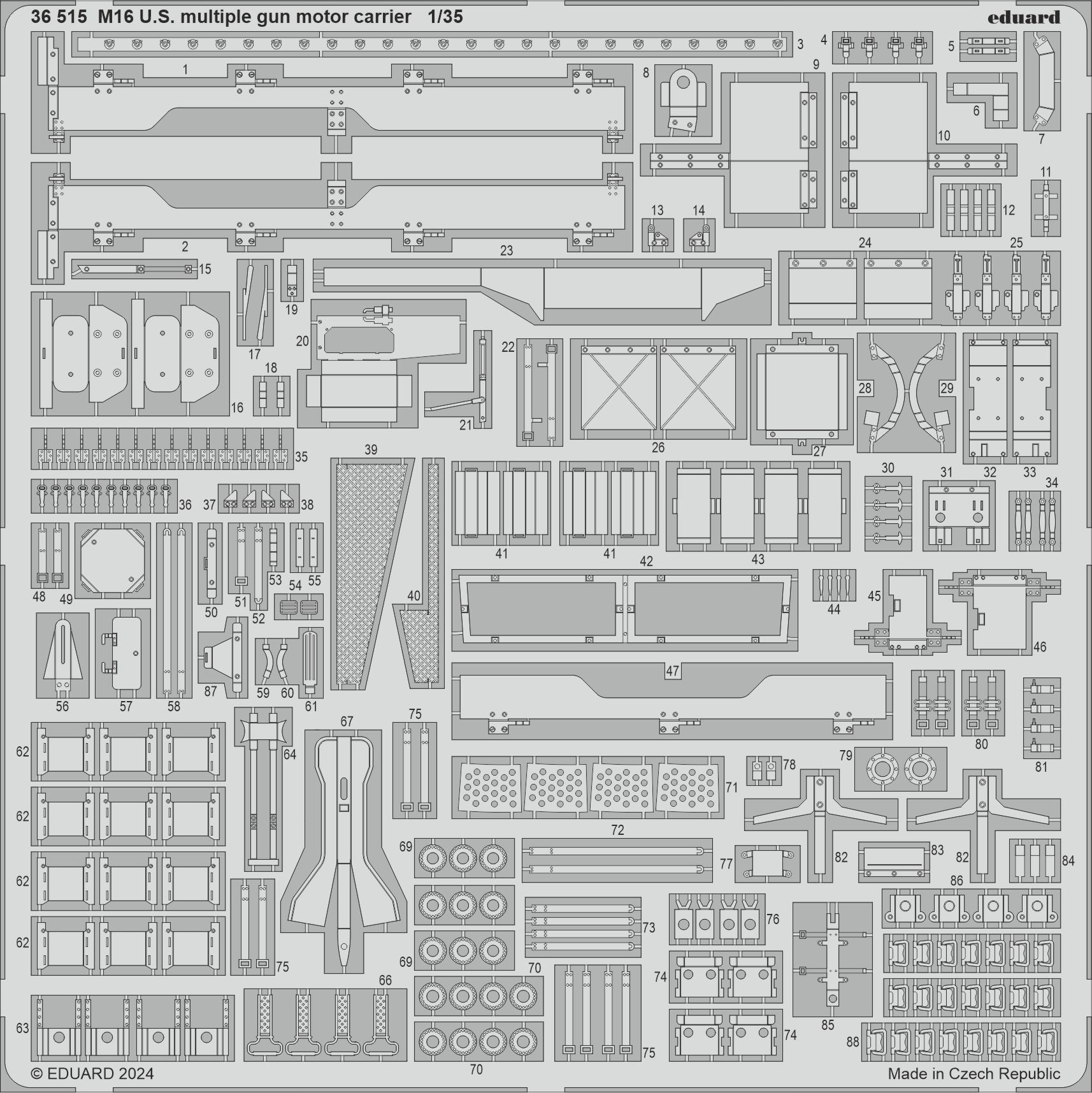 Fotografie 1/35 M16 U.S. multiple gun motor carrier (TAMIYA)