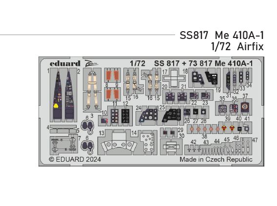Fotografie 1/72 Me 410A-1 (AIRFIX)
