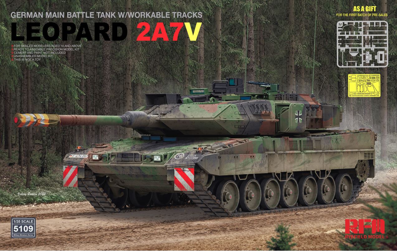 1/35 German Leopard 2 A7V Main Battle Tank