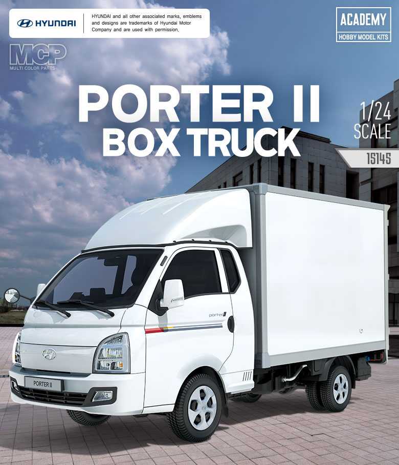 Fotografie Model Kit auto 15145 - Hyundai Porter II MCP (1:24)