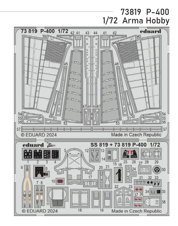 Fotografie 1/72 P-400 (ARMA HOBBY)