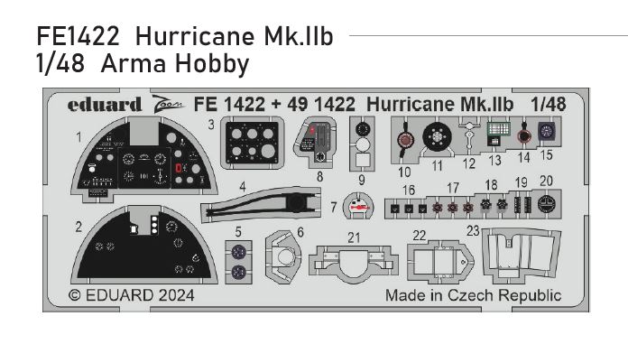 1/48 Hurricane Mk.Iib (ARMA HOBBY)