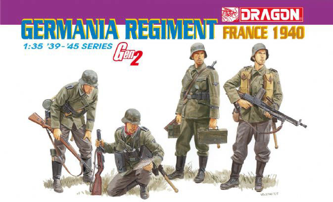 Model Kit figurky 6281 - GERMANIA REGIMENT (FRANCE 1940) (GEN2) (1:35)
