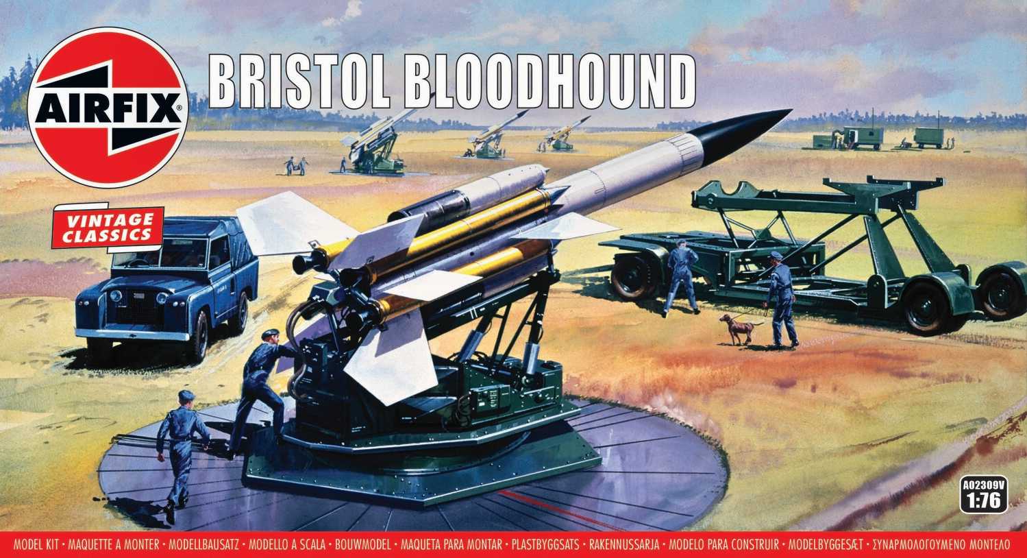 Fotografie Classic Kit VINTAGE military A02309V - Bristol Bloodhound (1:76)