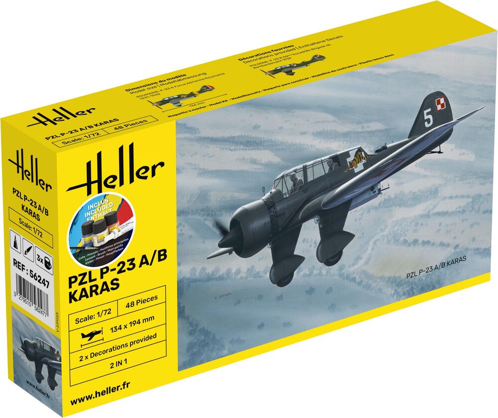 Fotografie 1/72 PZL 23 Karas - starter kit