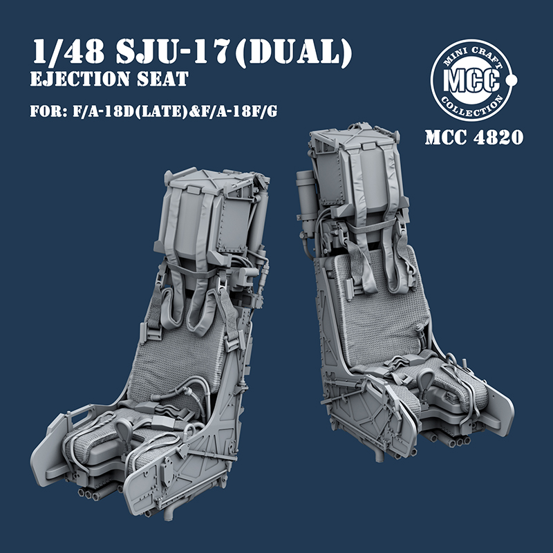 1/48 SJU-17 NACES Ejection Seats for F/A-18F/G & F/A-18D Late (2pcs)