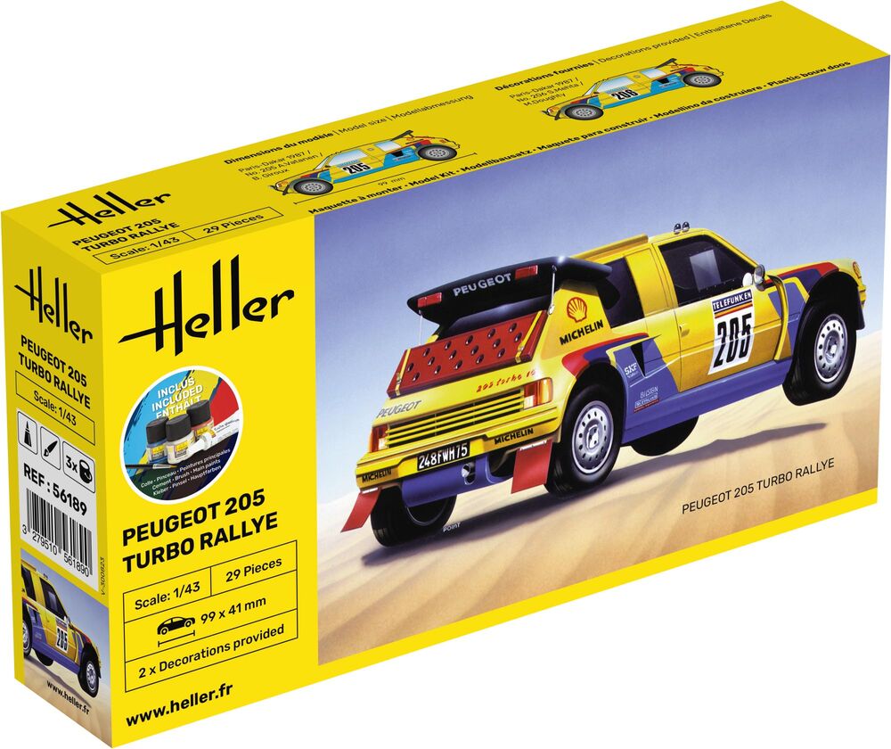 1/43 Peugeot 205 Turbo Rally - Starter Kit