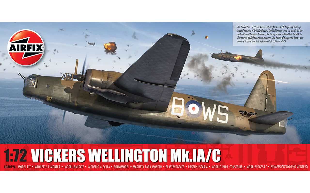 Classic Kit letadlo A08019A - Vickers Wellington Mk.IA/C (1:72)