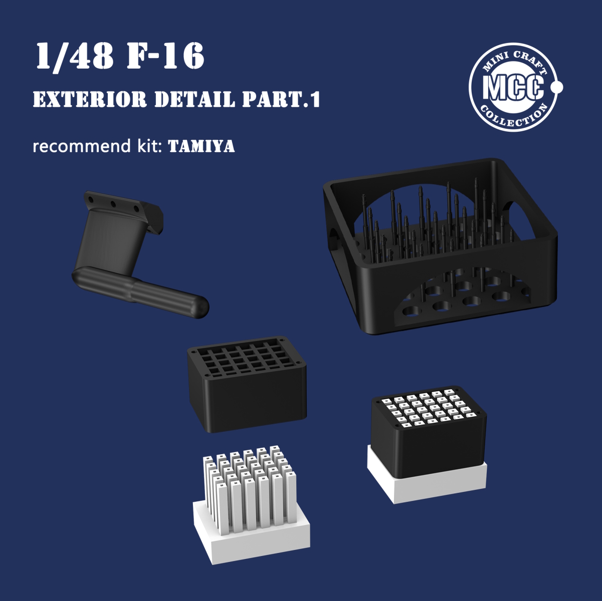 Fotografie 1/48 F-16 Exterior Detail Part 1 for Tamiya