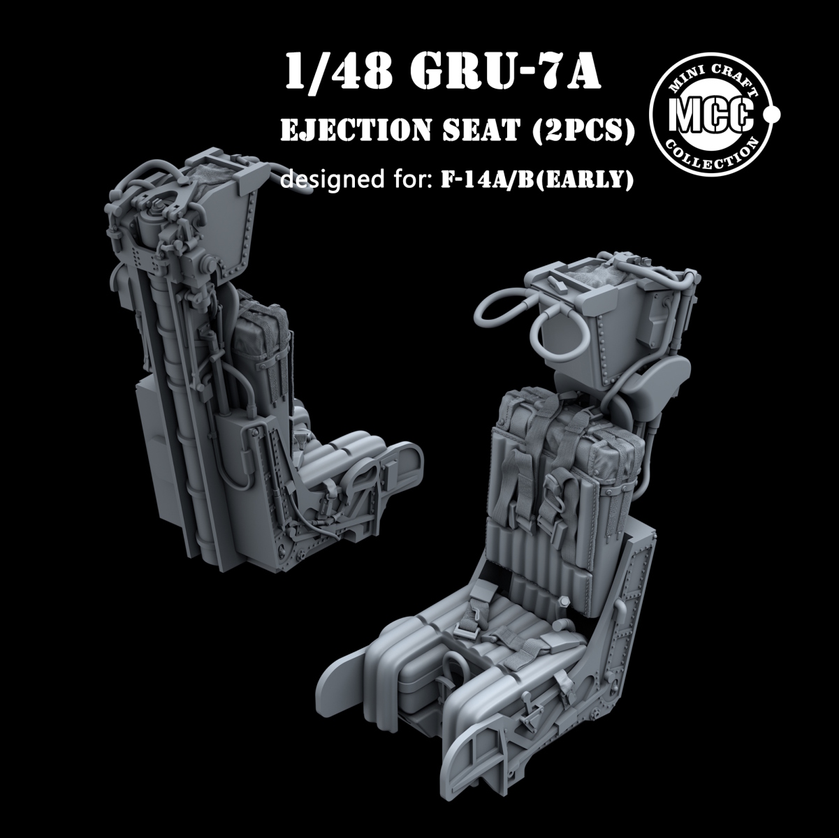 Fotografie 1/48 GRU-7A Ejection Seats for F-14A/B Early (2pcs)