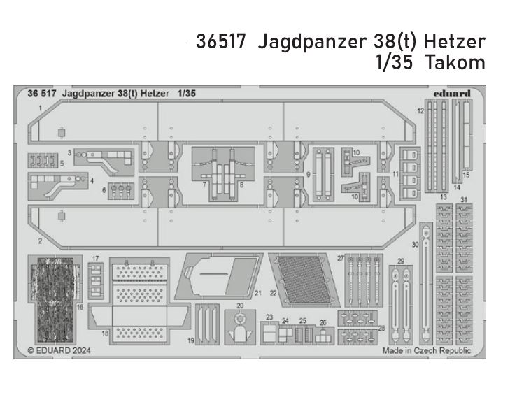 1/35 Jagdpanzer 38(t) Hetzer (TAKOM)
