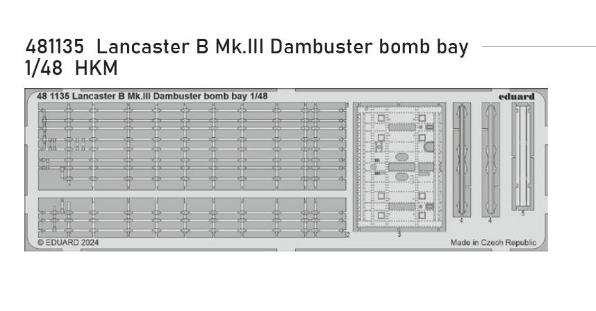 Fotografie 1/48 Lancaster B Mk.III Dambuster bomb bay (HKM)