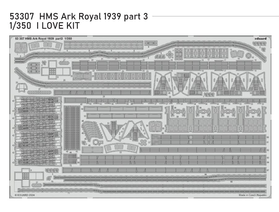 1/350 HMS Ark Royal 1939 part 3 (I LOVE KIT)