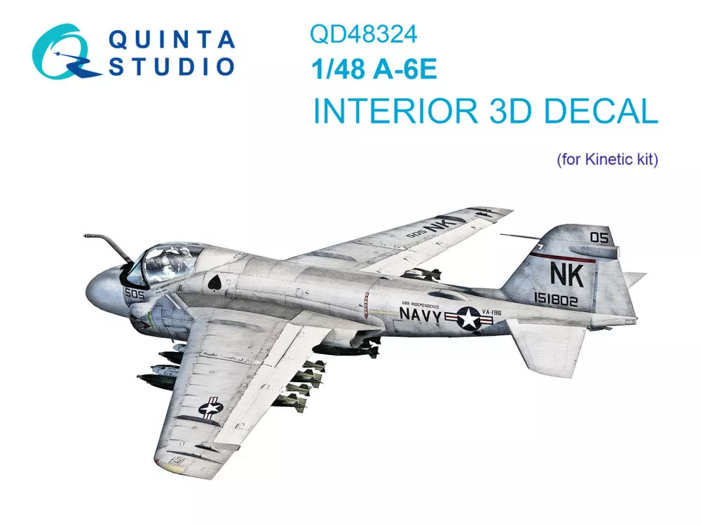 1/48 A-6E 3D-Print.&col.Interior (KIN)
