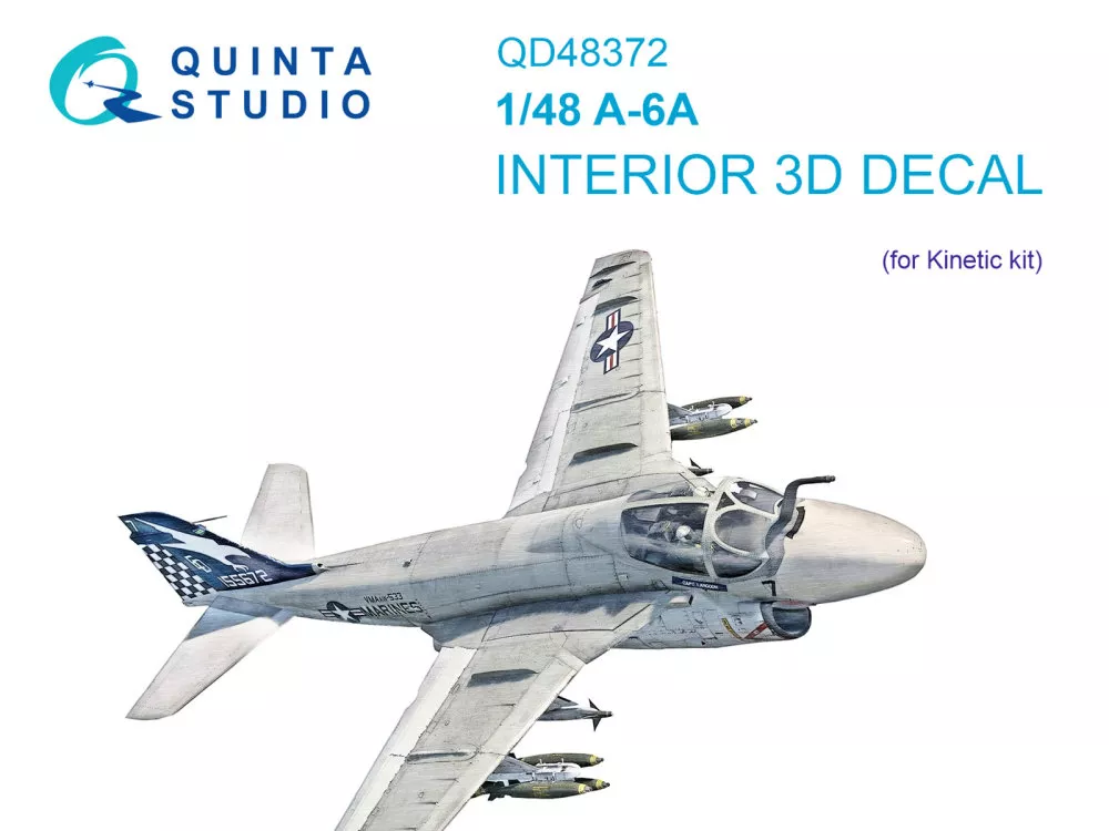 1/48 A-6A 3D-Print.&col.Interior (KIN)