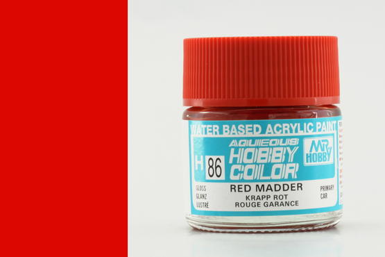 H086 Red Madder - Ostrá červená