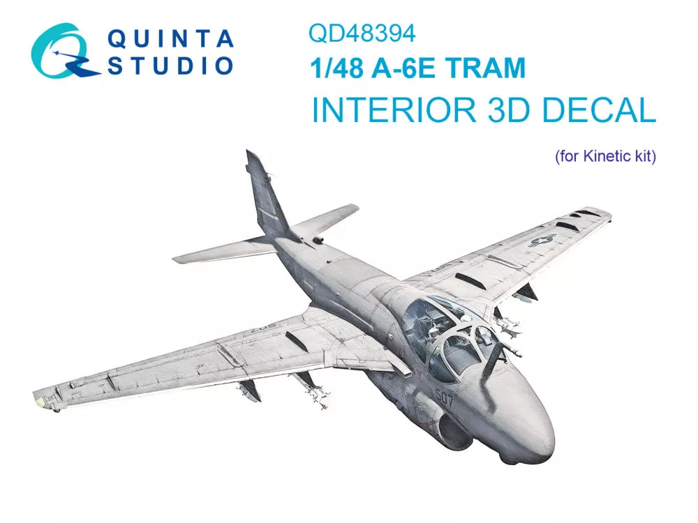1/48 A-6E TRAM 3D-Print.&col.Interior (KIN)
