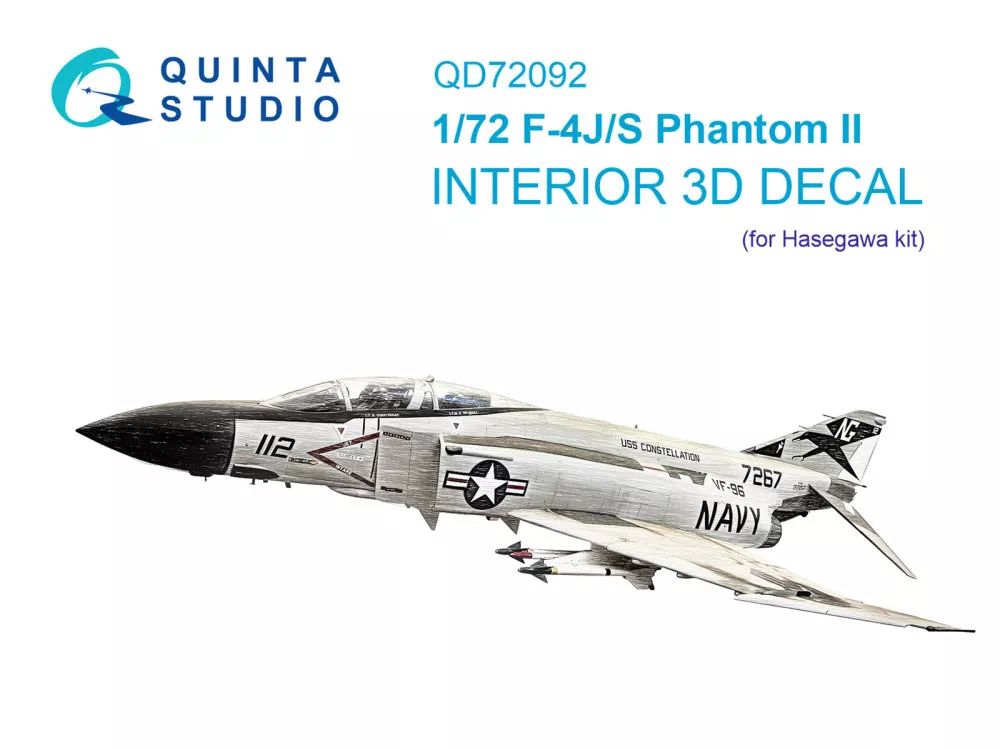 1/72 F-4J/S 3D-Print.&col.Interior (HAS)