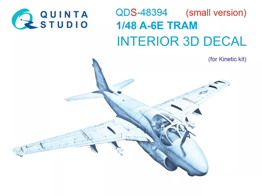1/48 A-6E TRAM 3D-Print.&col.Interior (KIN) SMALL