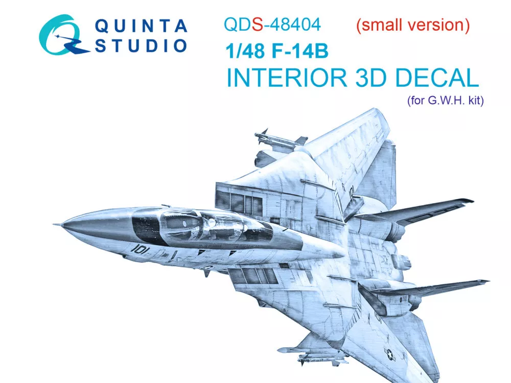 1/48 F-14B 3D-Print.&col.Interior (GWH) SMALL