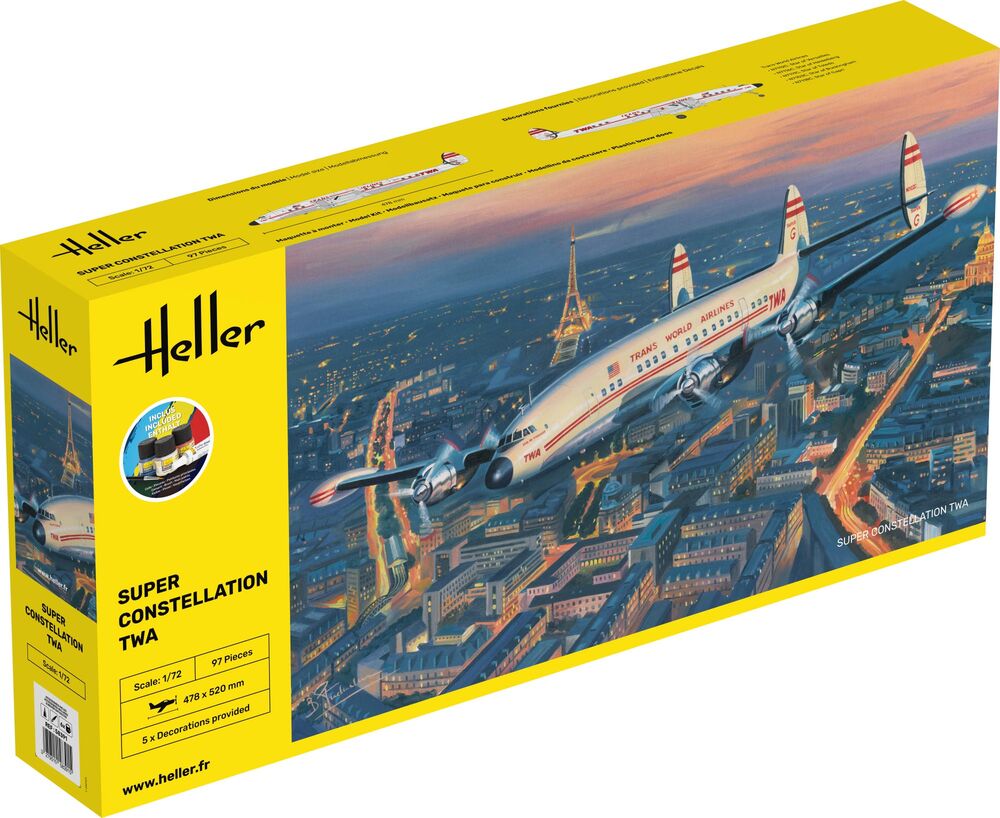 1/72 Super Constellation TWA - starter kit