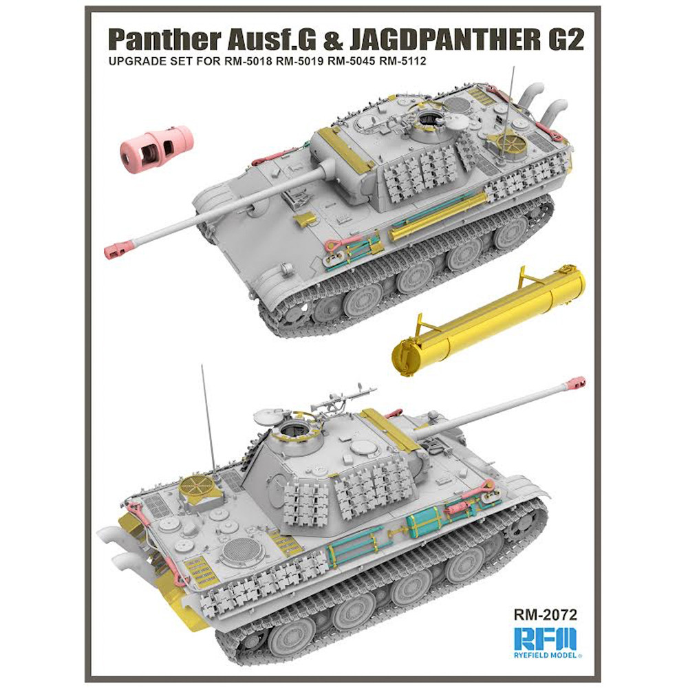 1/35 Panther Ausf.G & Jagdpanther G2 upgrade set