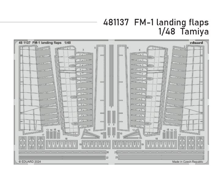 1/48 FM-1 landing flaps (TAMIYA)