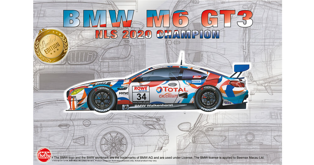 1/24 BMW M6 Gt3 2020 NLS winner