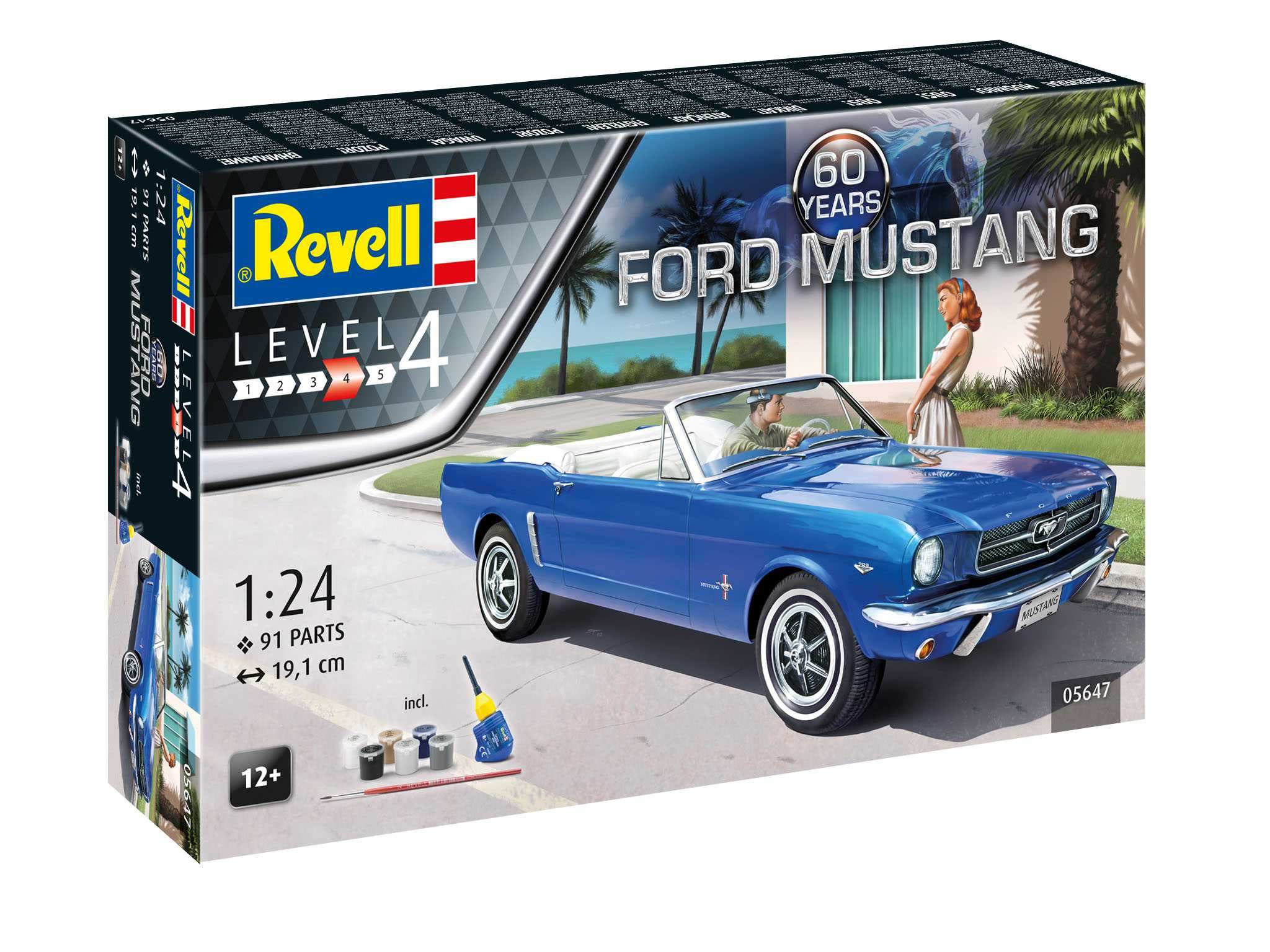 Gift-Set auto 05647 - 60th Anniversary Ford Mustang (1:24)