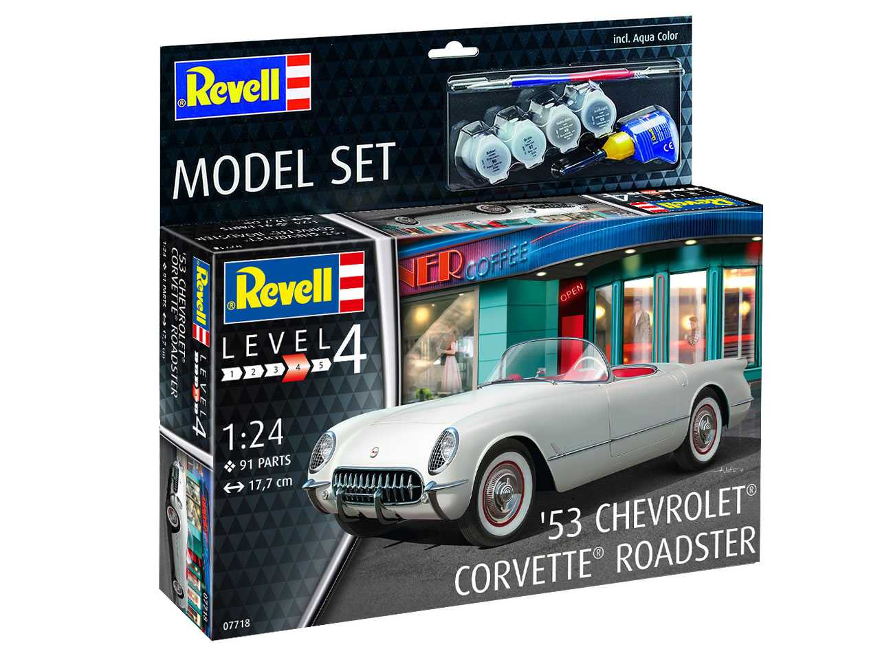 Fotografie ModelSet auto 67718 - '53 Chevrolet® Corvette® Roadster (1:24)