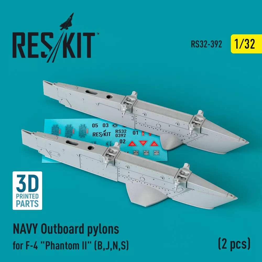 1/32 NAVY Outboard pylons F-4 'Phantom II' B,J,N,S