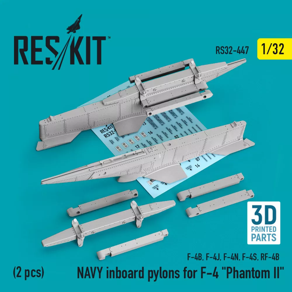 1/32 NAVY inboard pylons F-4 'Phantom II' (2 pcs.)