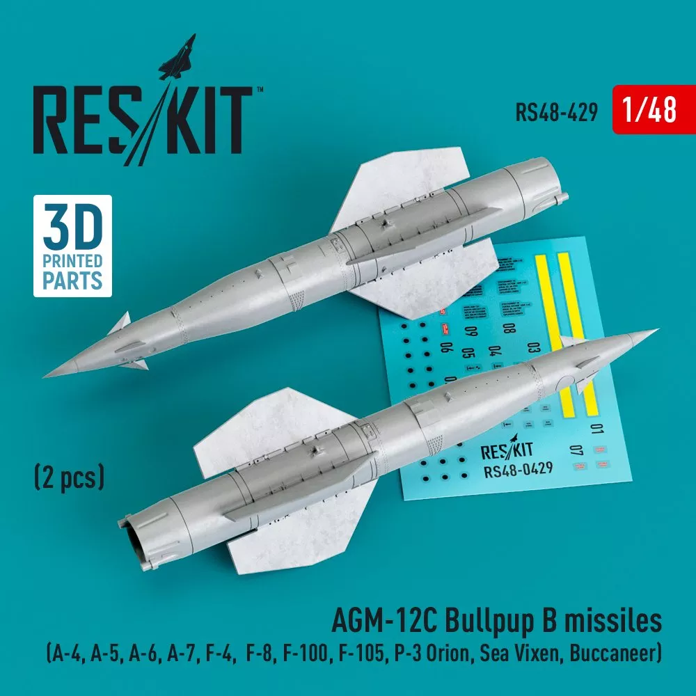 1/48 AGM-12C Bullpup B missiles (2 pcs.)