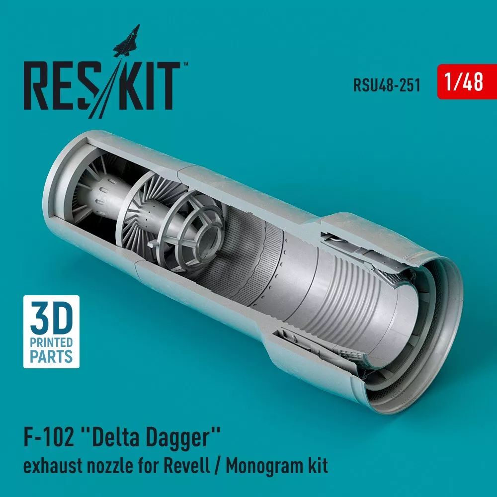 1/48 F-102 'Delta Dagger' exh. nozzle (REV/MONO)