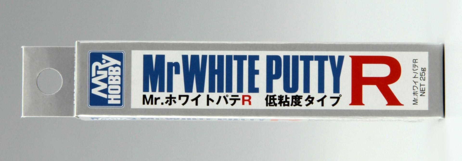 P123 Mr. White Putty R (low viscosity)-25g-bílý tmel (řídký)