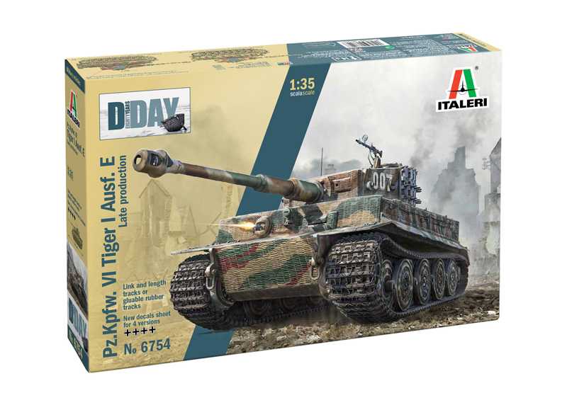 Model Kit tank 6754 - Pz.Kpfw.VI Tiger I Ausf.E late prod. (1:35)