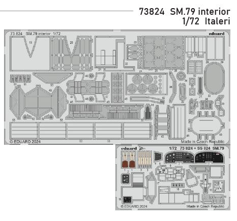 Fotografie 1/72 SM.79 interior (ITALERI)