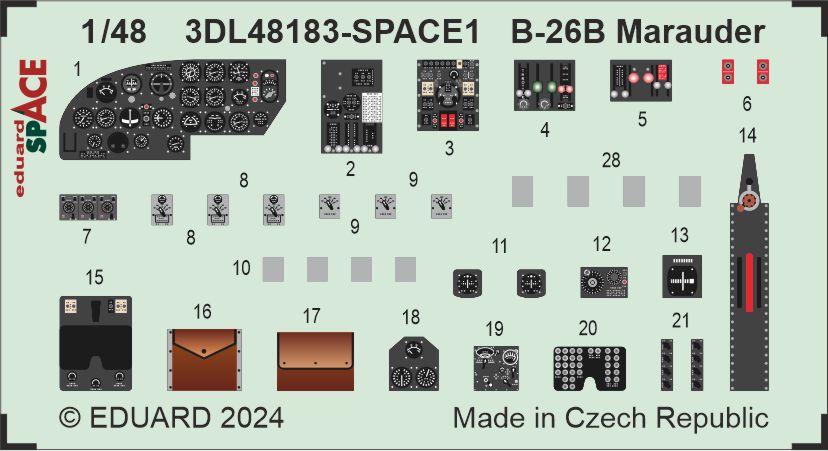 Fotografie 1/48 B-26B Marauder SPACE (ICM)