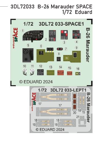 1/72 B-26 Marauder SPACE (HASEGAWA / EDUARD)