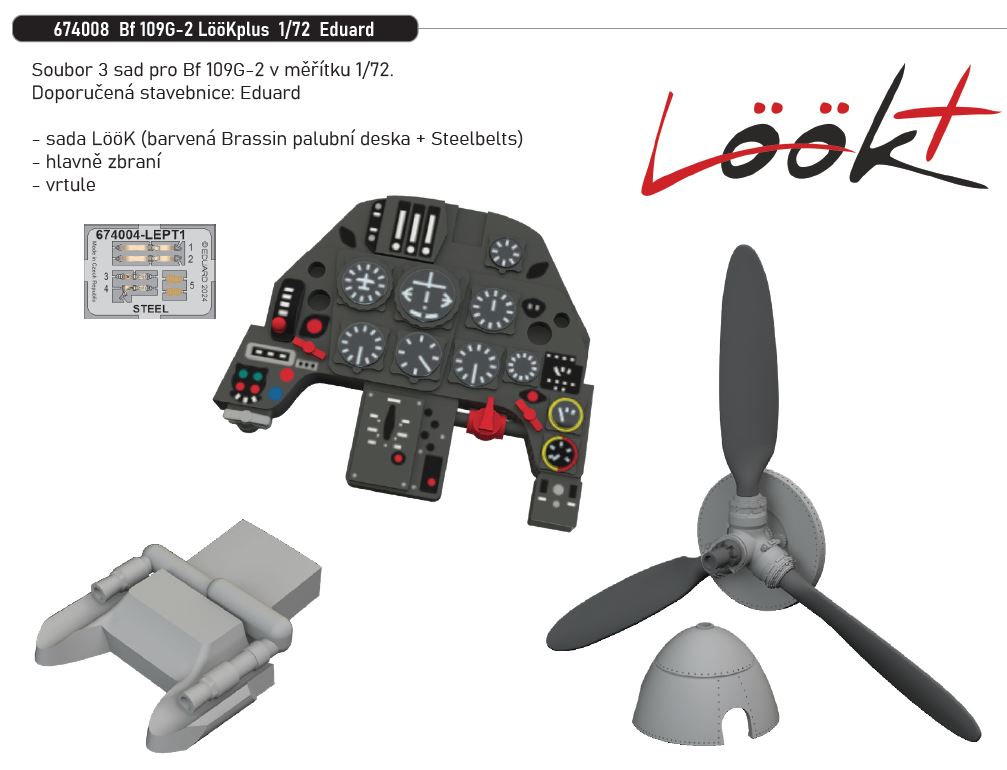 1/72 Bf 109G-2 LööKplus (EDUARD)