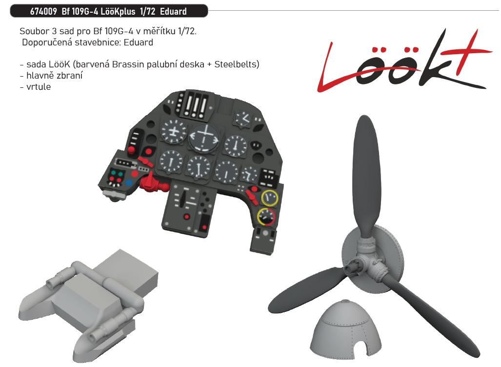 1/72 Bf 109G-4 LööKplus (EDUARD)