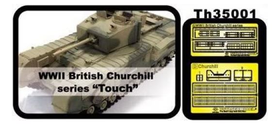 1/35 WWII British Churchill etching parts for exhaust