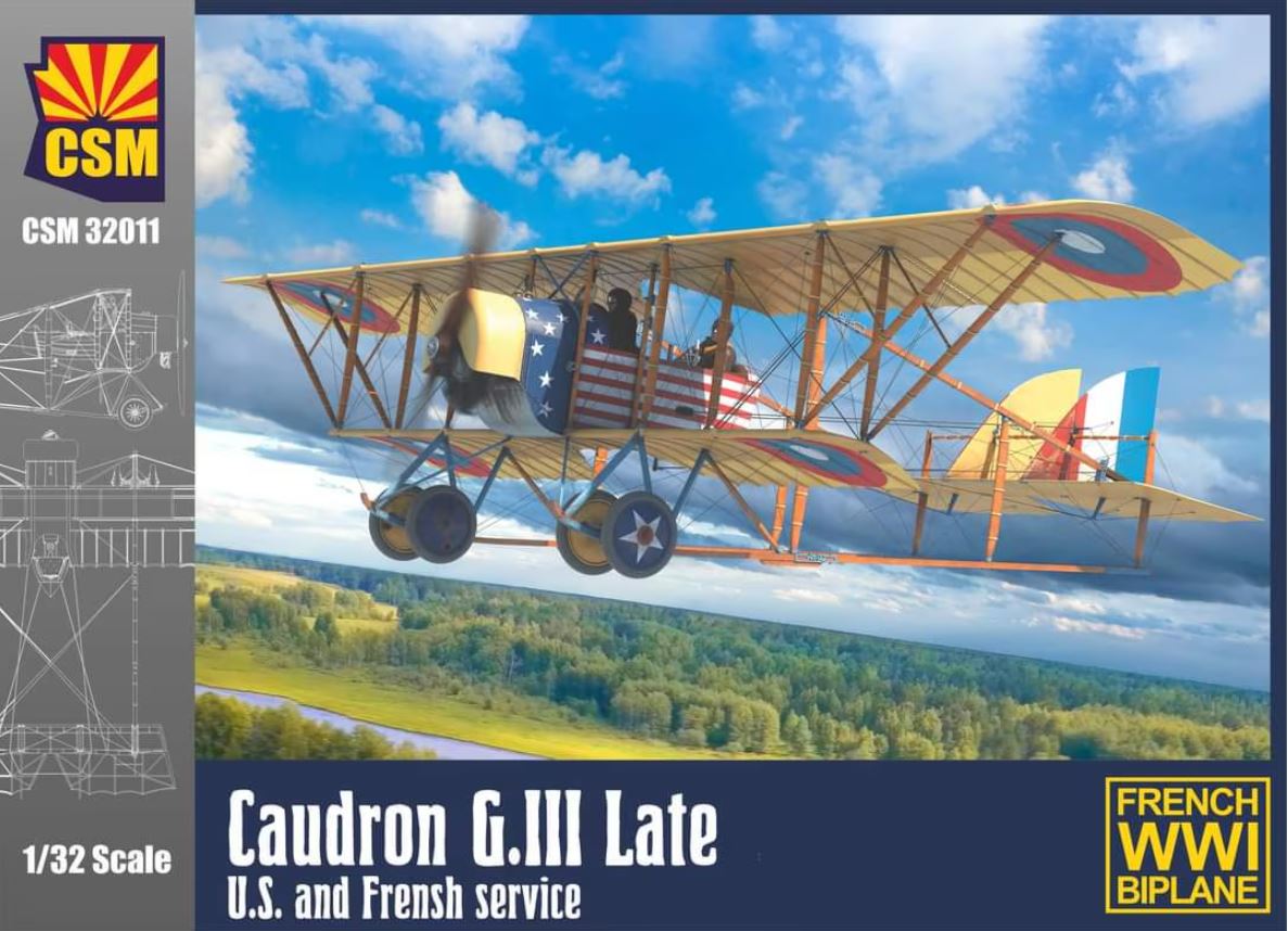 1/32 Caudron G.III Late, U.S. and French service
